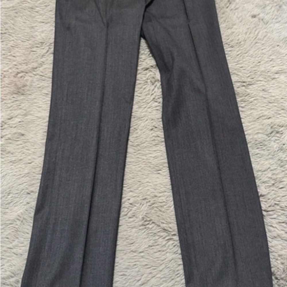 Tahari Gray Straight Leg Pants